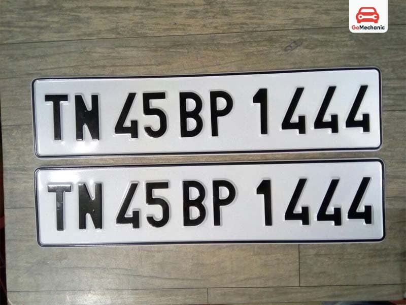 number plate service