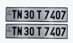 number plate service